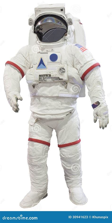 Astronauts Suit Isolated White Stock Image Image Of Mission Mask