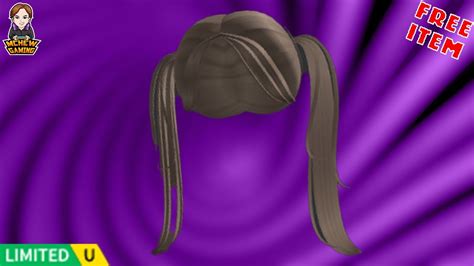 Roblox Free Ugc Limited How To Get The Hair Brown Pigtails In