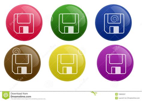 Glossy Save Button Royalty Free Stock Photography Image