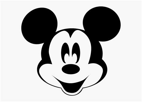 Mickey Mouse Face Cut Outs Free Transparent Clipart Clipartkey