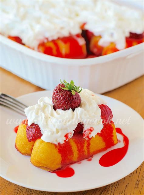 Strawberry Cloud Cakes The Country Cook Dessert Recipe Desserts