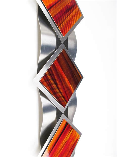 Reflections Series Modern Abstract Metal Wall Art Sculpture Decor