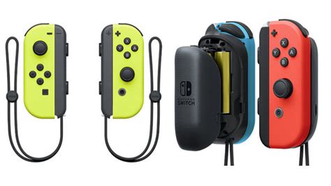 Neon Yellow Nintendo Switch Joy Cons And Battery Pack Announced