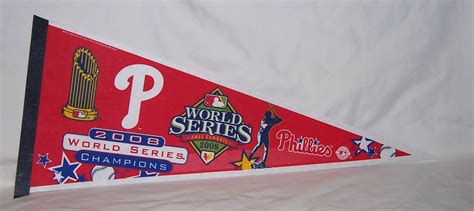 Lot Of 3 Vintage 80s Philadelphia Phillies Pennants World Series Nl