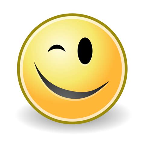 Emoji Wink Png Isolated Pic Png Mart