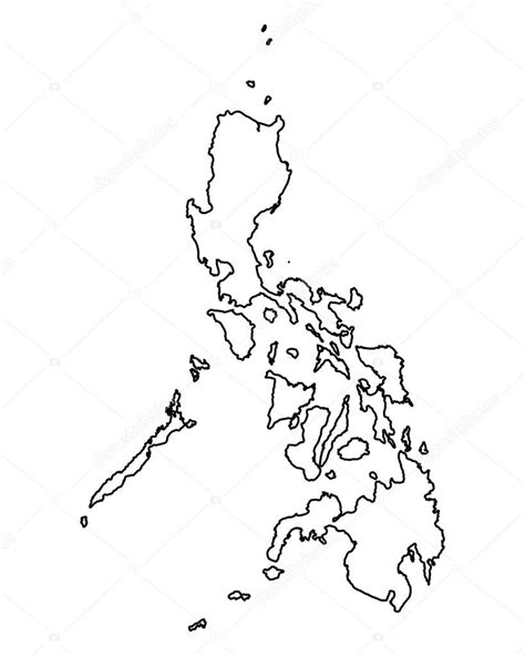 Map Of The Philippines — Stock Vector © Rbiedermann 114604950
