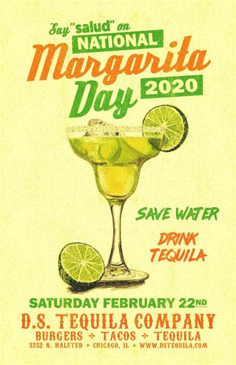 National Margarita Day 2020 ⋆ Ds Tequila Co
