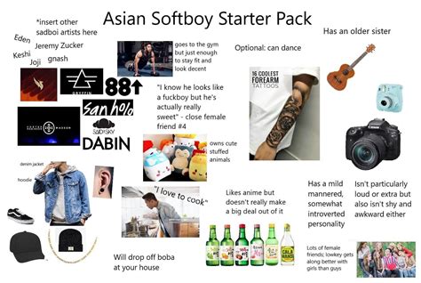 Asian Softboy Starter Pack Rstarterpacks Starter Packs Know