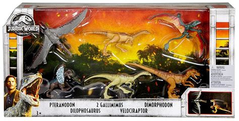 Jurassic World Fallen Kingdom Legacy Collection Pteranodon Dilophosaurus 2 Gallimimus