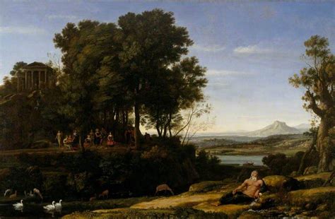 The Athenaeum Landscape With Apollo And The Muses Claude Lorrain