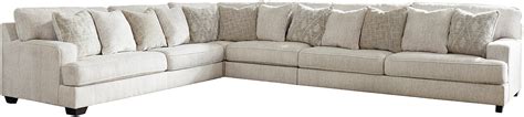 Signature Design By Ashley® Rawcliffe 4 Piece Parchment Sectional