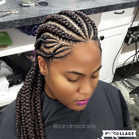 African women are known for their love of braids which come in different styles. Don't Know What To Do With Your Hair: Check Out This Trendy Ghana Braided Hairstyle (With images ...