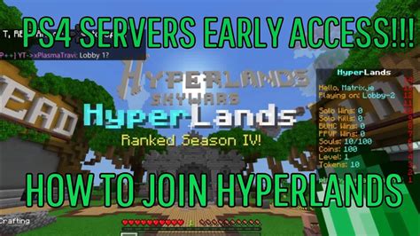 It costs money to create and host a new server for mojang but to allow someone to visit not. Minecraft PS4 Bedrock How to join a Server! (HyperLands ...