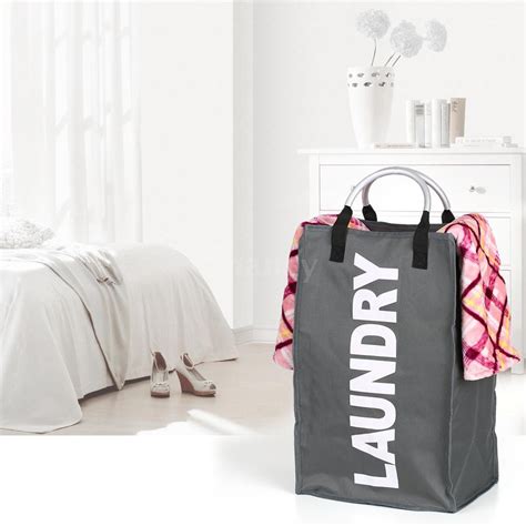 Practical Foldable Laundry Bag Washing Dirty Clothes Laundry Basket