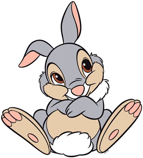 Bambi Clipart Cute Thumper Bambi 494x545 Png Clipart Download