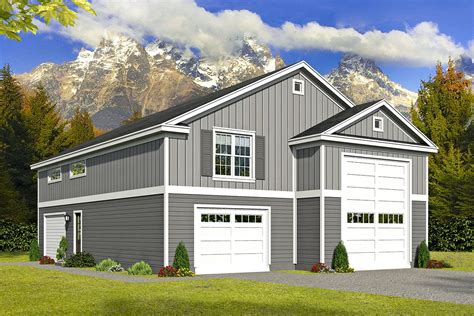 Rv Garage With Living Space A Plus 68599vr Architectural Designs