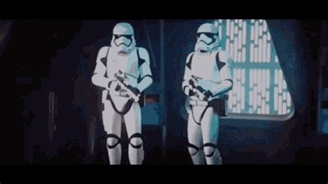 Storm Troopers Backing Away GIF Storm Troopers Backing Away Star Wars