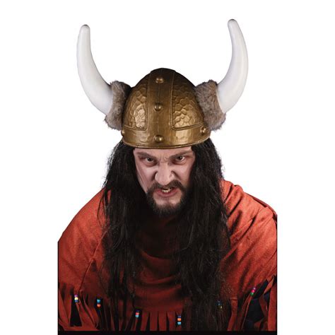 Casco Vikingo Con Cuernos Para Adulto
