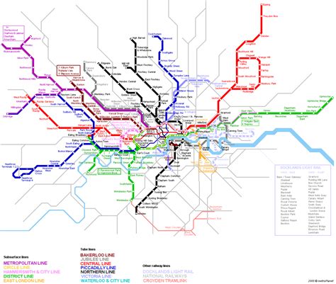 Railway London Map