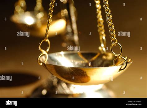Balanced Justice Scales Stock Photo Alamy