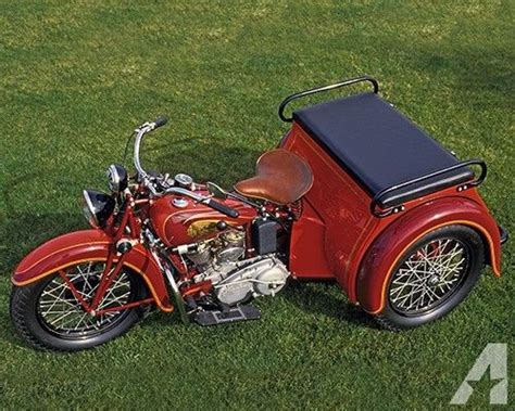 1936 Indian Dispatch Tow Three Wheeler Indian Motorbike Vintage Indian