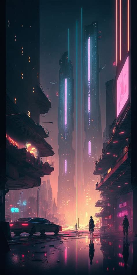 Prompt Cyberpunk City With Holograms Midjourney Ai Cyberpunk