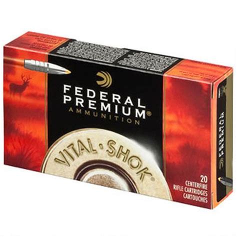 Federal Premium Vital Shok 7mm Wsm Ammunition 20 Rounds 140 Trophy