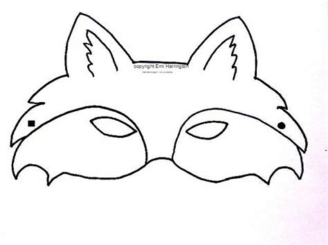 Printable Fox Mask Img Abbey