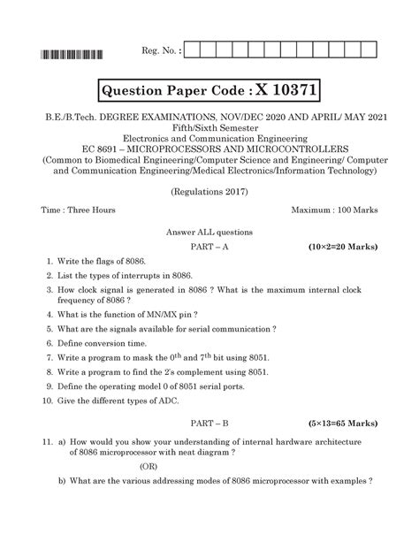 Regulation Old Semester Question Papers For Anna University