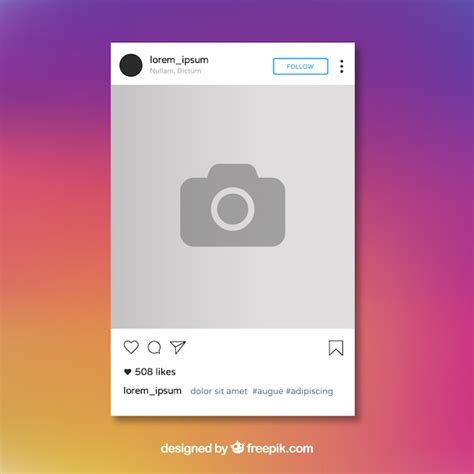 Instagram Post Mocup Vectors And Illustrations For Free Download Freepik