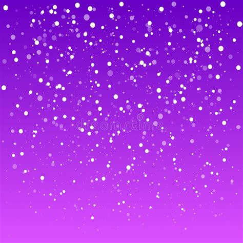Falling Snow Abstract White Glitter Snowflake Christmas Background