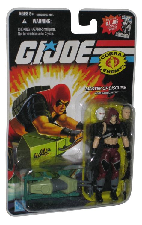 Gi Joe Zartan Master Of Disguise Cobra Hasbro 375 Inch Figure