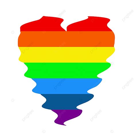 รูปหัวใจสีรุ้ง Lgbt Png เพศ หัวใจภาพ Png และ เวกเตอร์ สำหรับการ