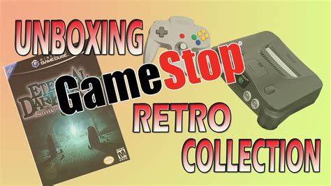 Unboxing Gamestop Retro Collection Youtube