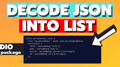 Flutter Complex JSON To List Flutter Parse Json Into List Via REST API