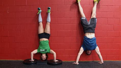 Crossfit Workout Exercises Double Unders Handstand