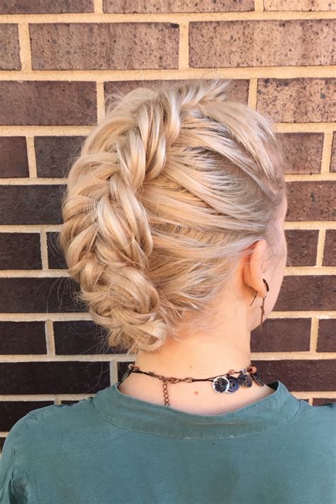 gorgeous dutch braided faux hawk for and edgy elegance hair by goldplaited braided updo