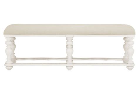 Savannah Ivory Wood Bench Bedroom Benches City Furniture