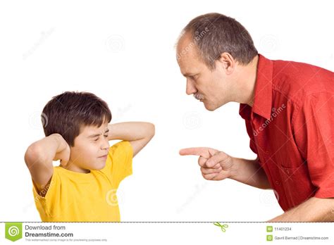 Father Scolding His Son Stock Photo Image Of Gesturing 11401234