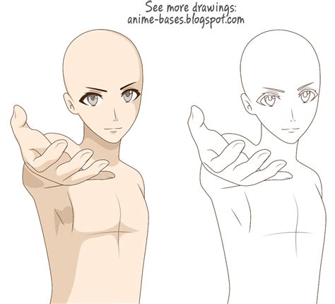Reference The Guy With An Outstretched Hand Anime Poses Reference Anime Poses Anime Base