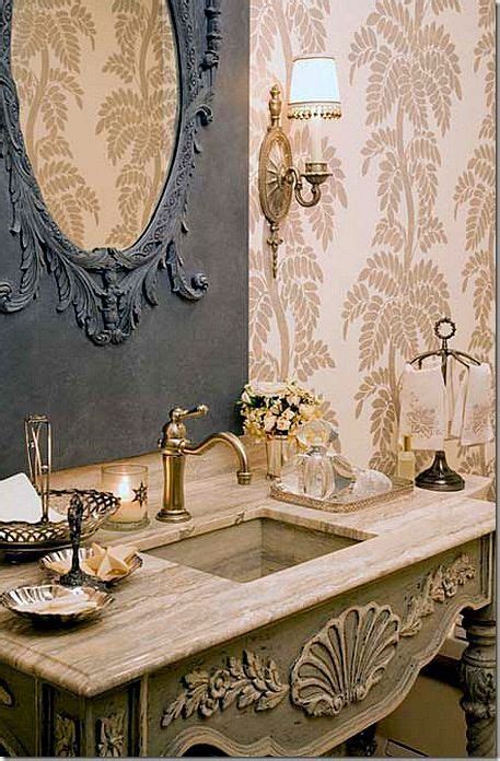 Pretty French Country Powder Room Charles Faudree By Eva0707 French