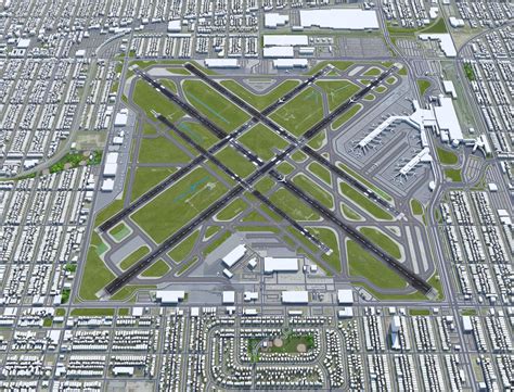 Chicago Midway Airport Model - TurboSquid 2051781