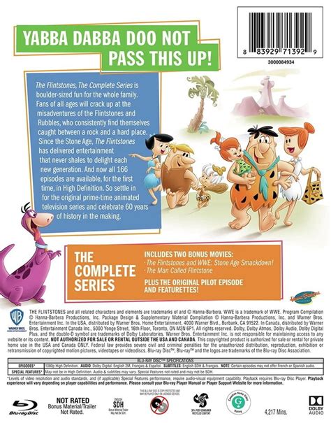 The Flintstones The Complete Series Blu Ray Boxset Flintstones Blu Ray