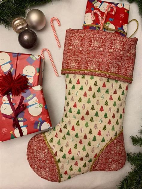 Handmade Christmas Stockings Multiple Fabric Choices Etsy Quilted Christmas Stockings