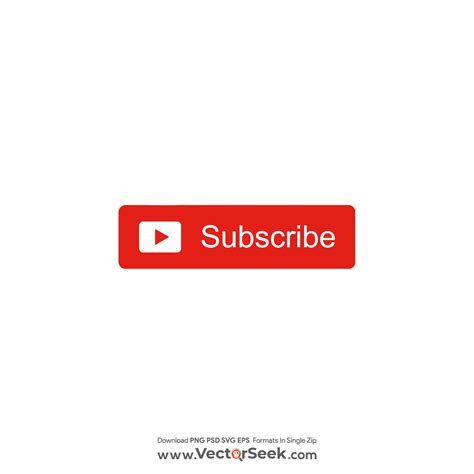 Youtube Subscribe Button Logo Vector Ai Png Svg Eps Free Download