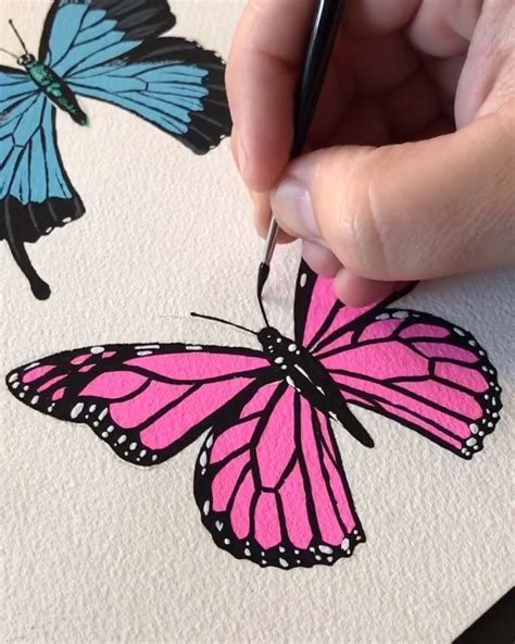Easy Aesthetic Painting Ideas Butterfly Krissys Quilting