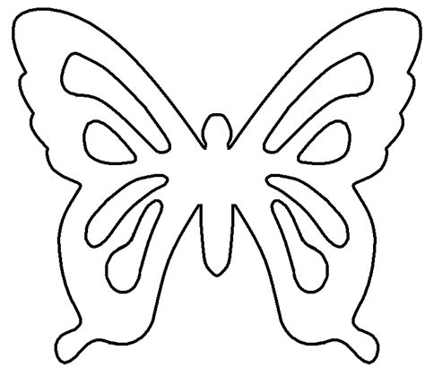 Molde Gratis De Mariposa Para Imprimir 720×624 Butterfly Outline