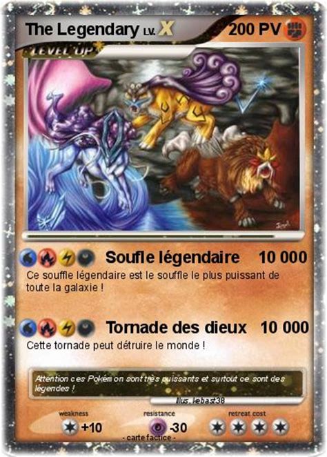 Pokémon The Legendary 62 62 Soufle Légendaire 10 000 Ma Carte Pokémon