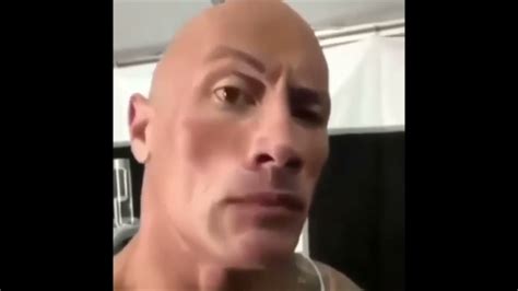 10 Hours Of Dwayne Johnson Eyebrow Meme Youtube