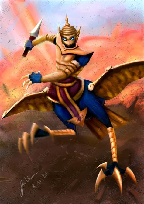 ArtStation - Garuda (Myanmar Galone)